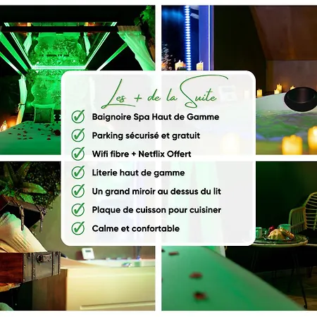 La Forêt Enchantée - à Thème Jacuzzi - évasion Pour Deux Appartamento *